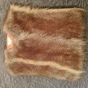 🤎Crewcuts Collection faux fur vest🤎 sz. xl-xxl or 8-10 girls (runs small)